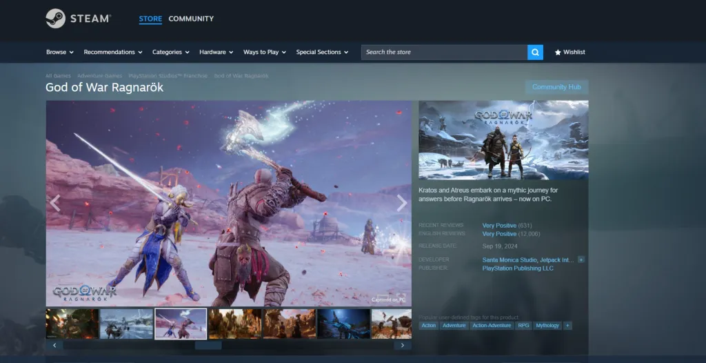 PS5 PC Steam Release