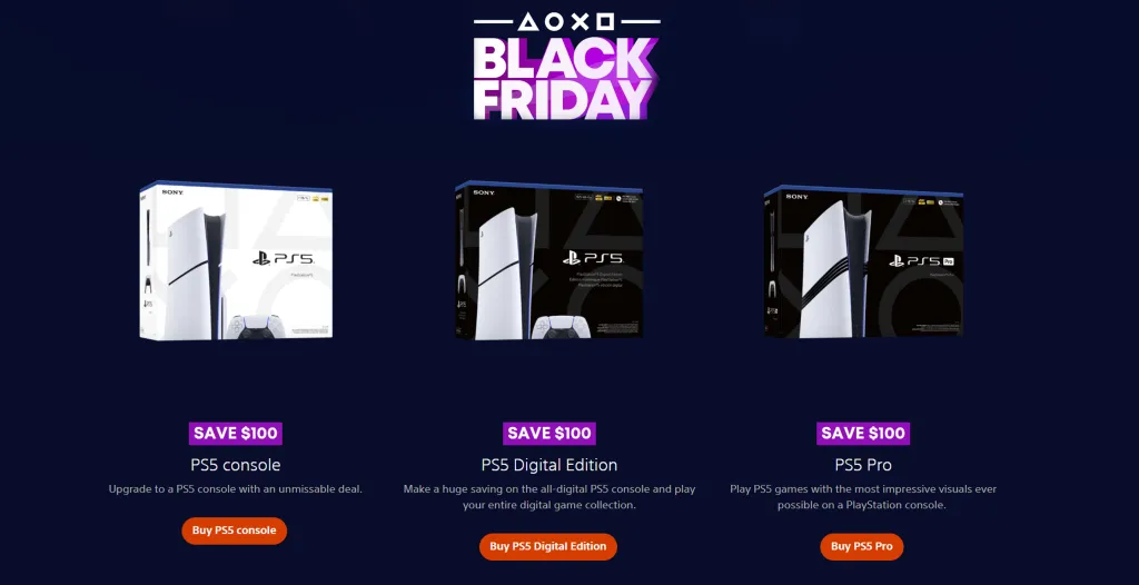 PS5 Pro Black Friday Deals
