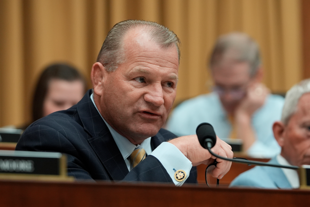 Rep. Troy Nehls questions FBI Director Kash Patel during a House Judiciary Committee hearing in Washington, DC, on Sept. 17, 2025.