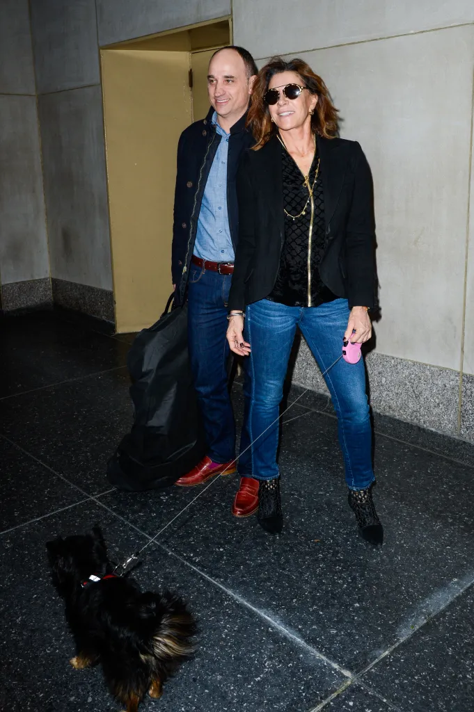 Television personalities David Visentin and Hilary Farr.