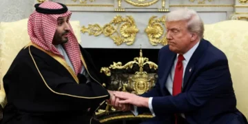 Trump defends Saudi prince as reporter asks about ‘brutal murder’: ‘Embarrass our guest!’