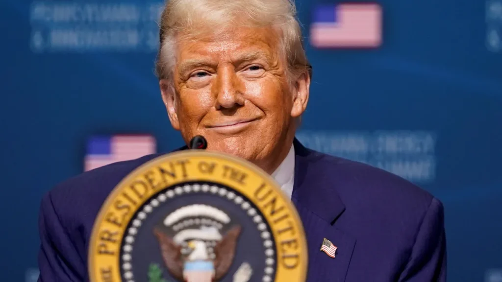 Trump teases another presidential campaign with new slogan