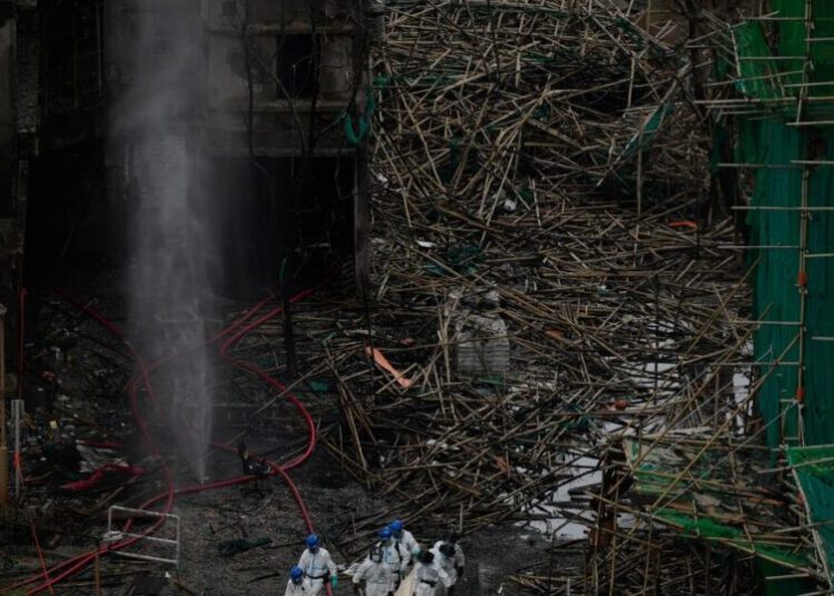 Hong Kong residential tower fire toll rises to 146 as more bodies are found