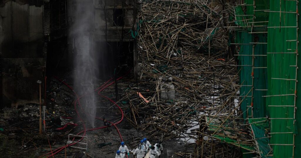 Hong Kong residential tower fire toll rises to 146 as more bodies are found