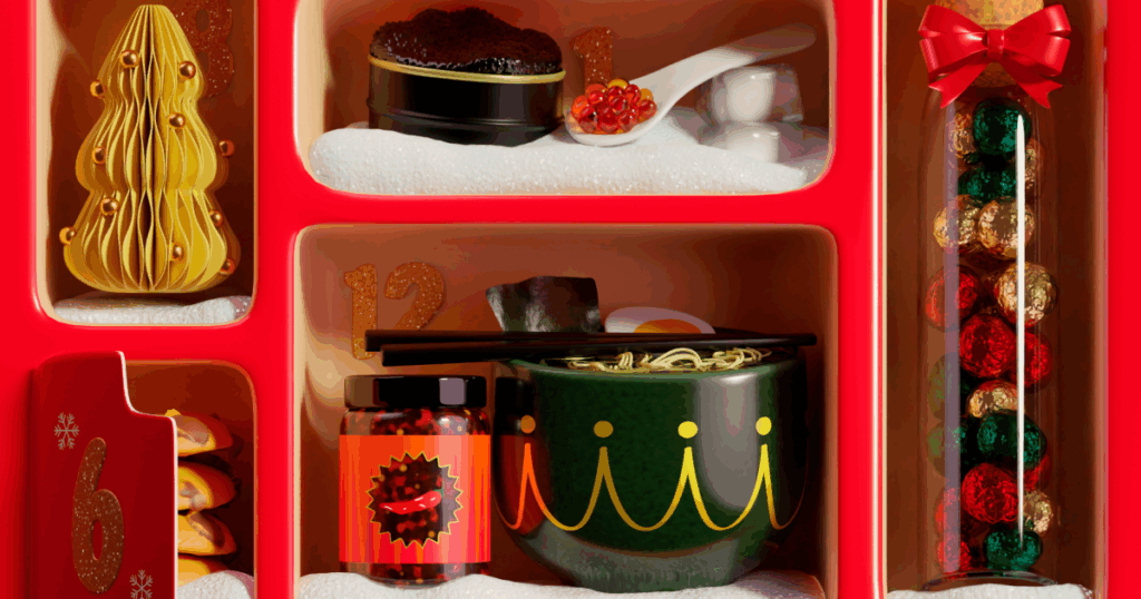 Why adults are scrambling for food-focused advent calendars — and paying $945