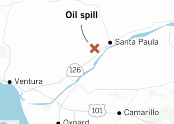 Crews race storm to contain oil spill in Ventura County creek