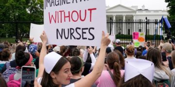 Why outrage is erupting over Trump plan to exclude nursing from ‘professional’ designation