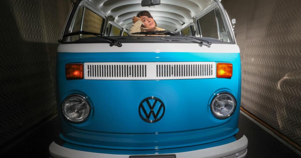 A fire-scarred Volkswagen bus was a viral ‘beacon of hope.’ Now you can see its glow-up