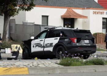 Alhambra police officer dies in early morning pursuit crash