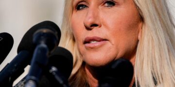 Rep. Marjorie Taylor Greene, a former Trump loyalist, says she will resign from Congress