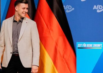 German far-right party AfD sets up its new youth wing as thousands protest