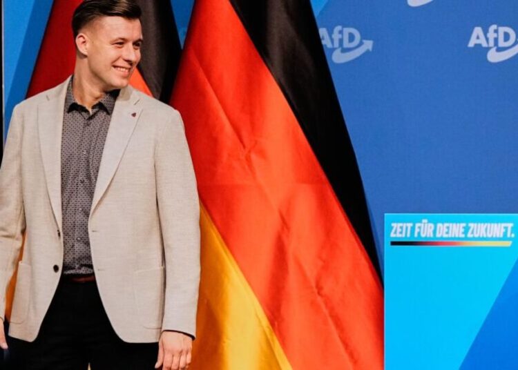 German far-right party AfD sets up its new youth wing as thousands protest