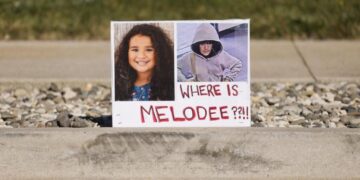 False imprisonment charge dropped against Ashlee Buzzard as search for daughter Melodee continues