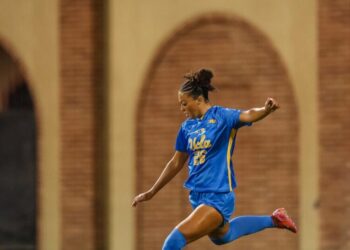 ‘Oh my gosh, you’re a baby.’ Meet Meila Brewer, UCLA’s 16-year-old soccer star