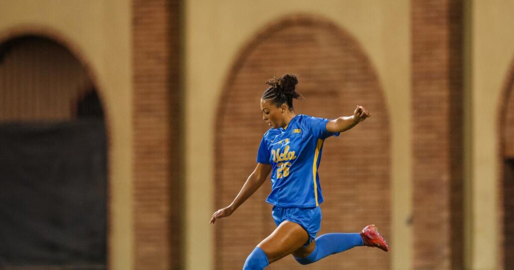 ‘Oh my gosh, you’re a baby.’ Meet Meila Brewer, UCLA’s 16-year-old soccer star