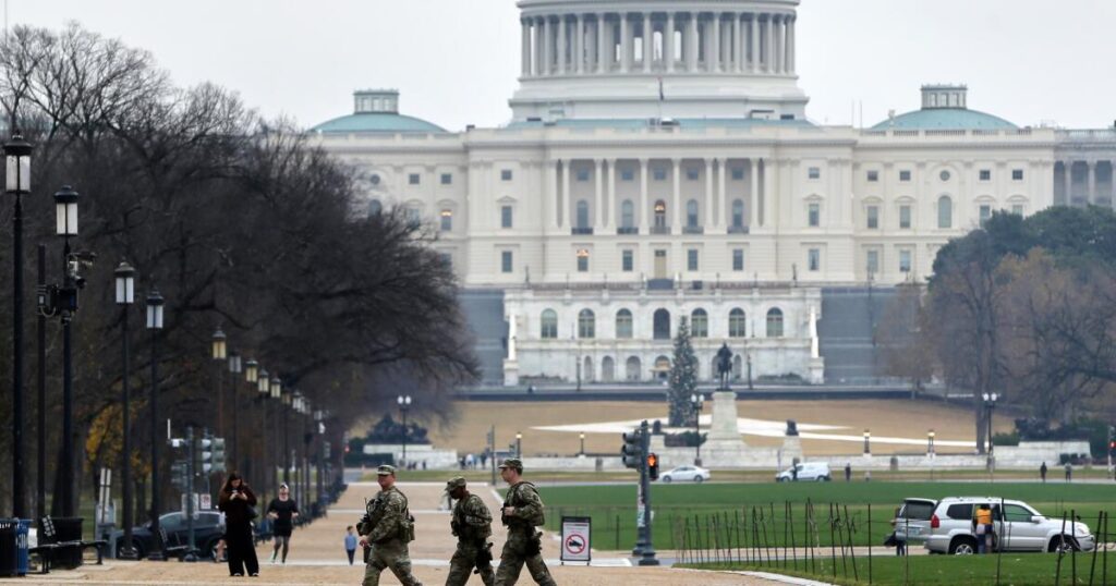 Suspect in Guard shooting drove across U.S. to carry out attack, officials say