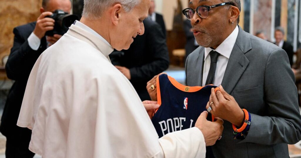 Pope Leo XIV celebrates movies with Hollywood stars, urges inclusion of marginal voices