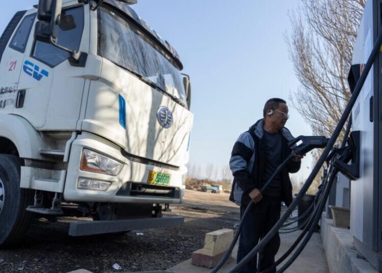 China’s diesel trucks are shifting to electric. That could change global LNG and diesel demand
