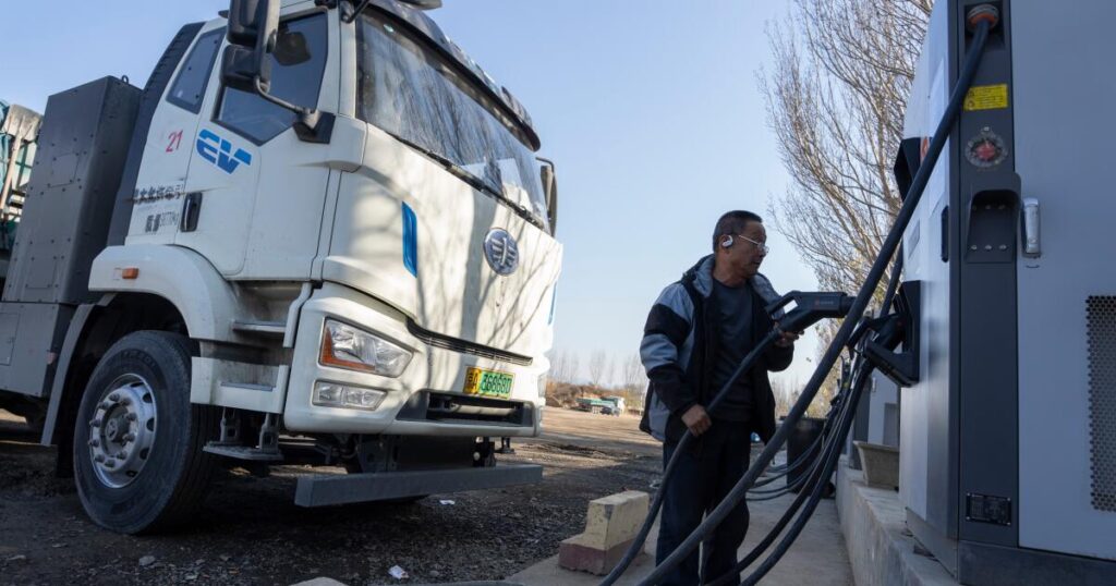 China’s diesel trucks are shifting to electric. That could change global LNG and diesel demand