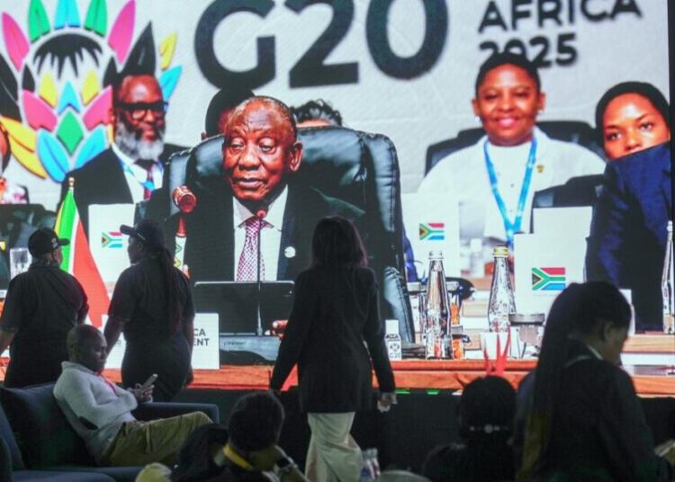 Trump says he’s barring South Africa from next year’s G20 summit near Miami