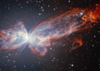 Telescope captures stunning new picture of a cosmic butterfly