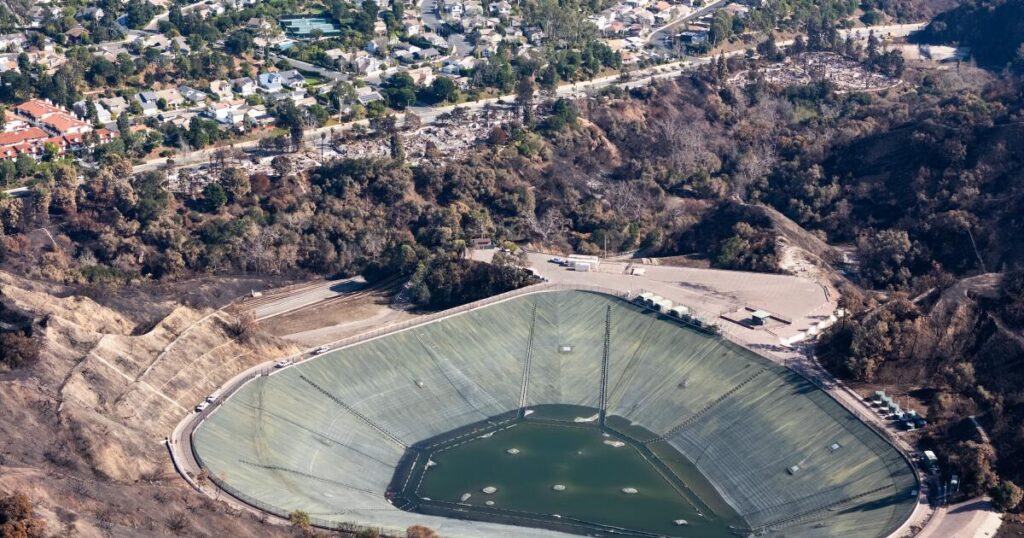 Even a full reservoir wouldn’t have ensured water in Palisades fire, California officials say