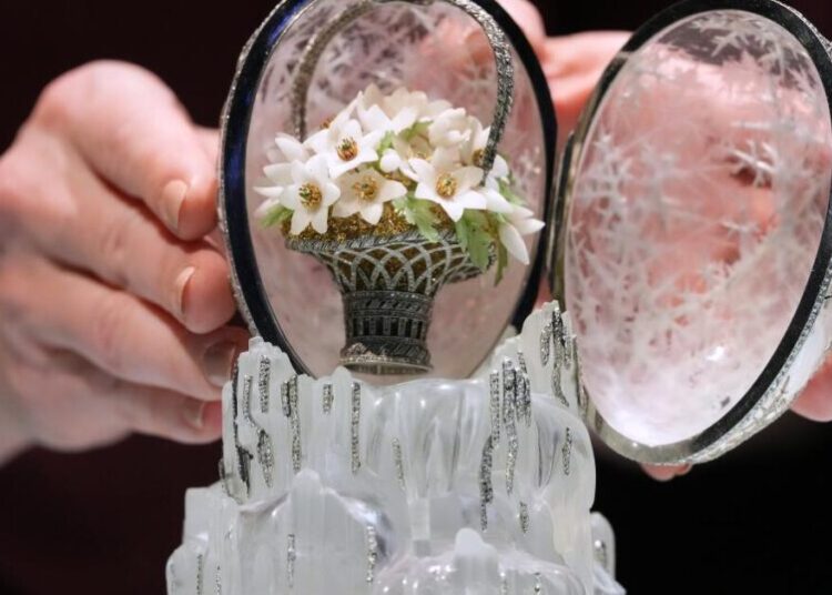 Fabergé egg crafted for Russian royalty is expected to sell for more than $26 million