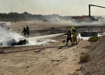 Indian fighter jet crashes during a demonstration flight at Dubai Air Show, killing the pilot
