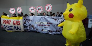 Protesters in Pikachu costumes demand Japan end fossil fuel financing at U.N. climate conference