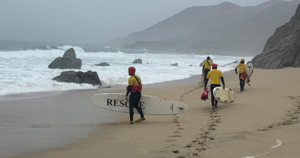 High surf drags three people off Big Sur beach, the second such incident in a week