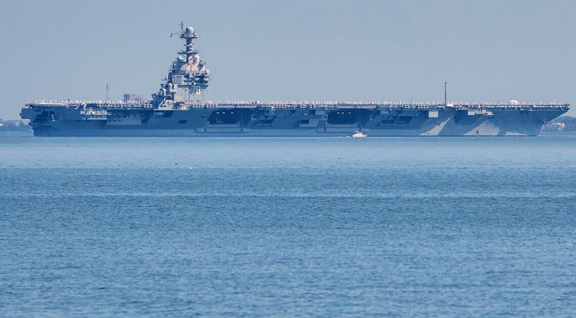 Most advanced U.S. aircraft carrier arrives in Caribbean in major buildup near Venezuela