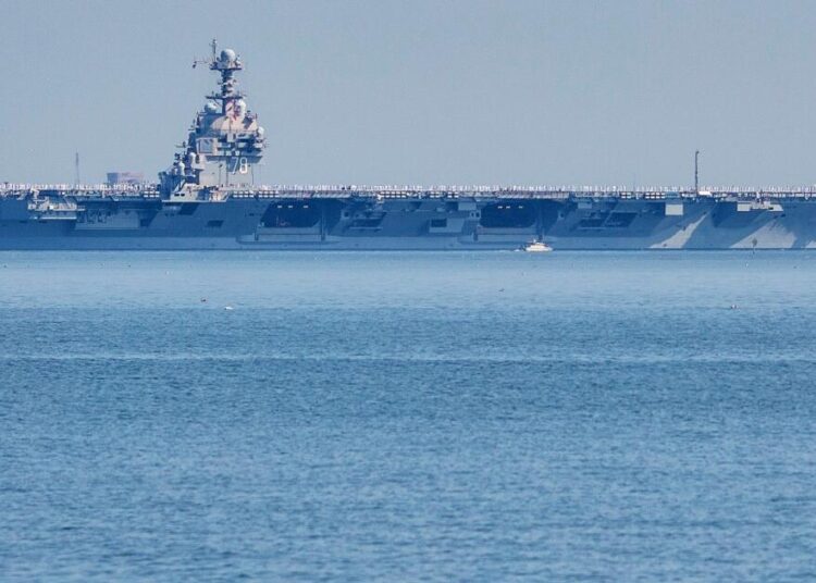 Most advanced U.S. aircraft carrier arrives in Caribbean in major buildup near Venezuela