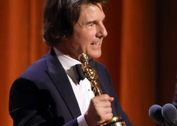 Tom Cruise accepts honorary Oscar: ‘Making films is not what I do. It’s who I am’