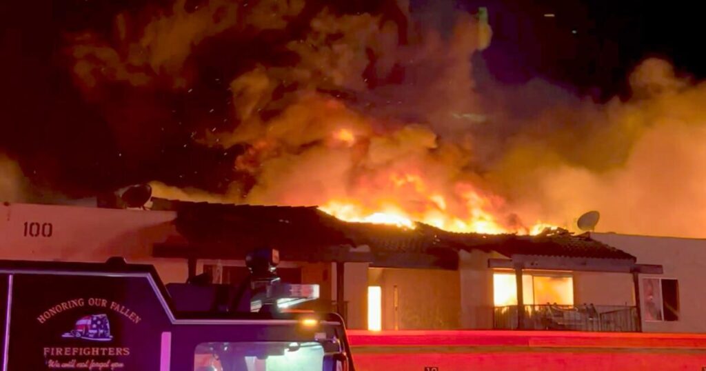 Rialto apartment fire displaces 16 households