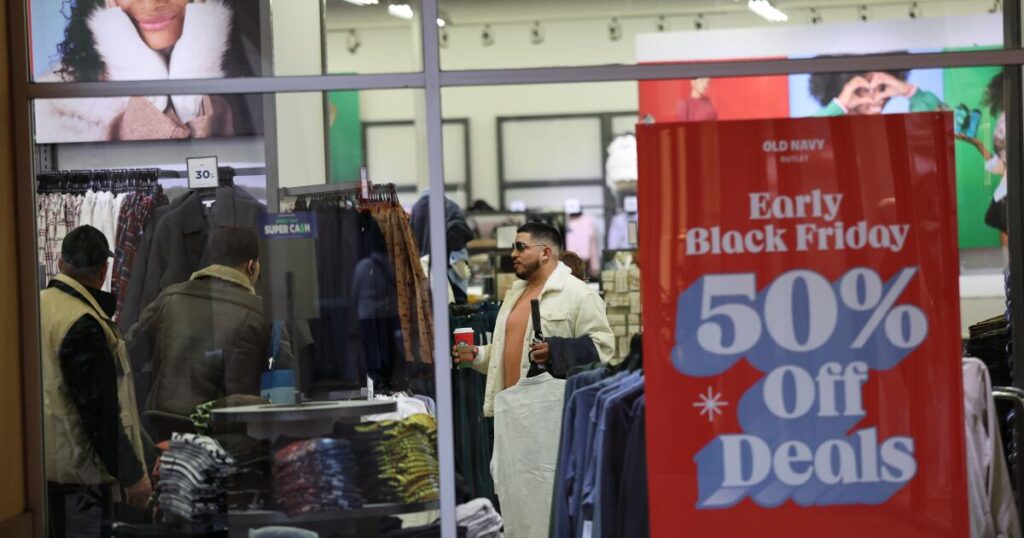 Black Friday shoppers spend more time looking for deals but less money amid economic angst