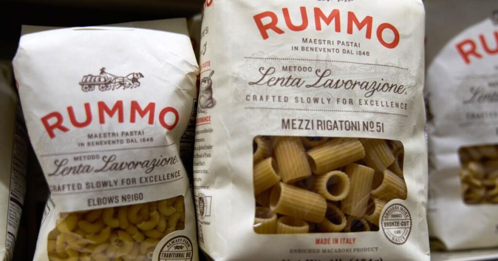 Pasta shops prep for price hikes as Trump targets European imports