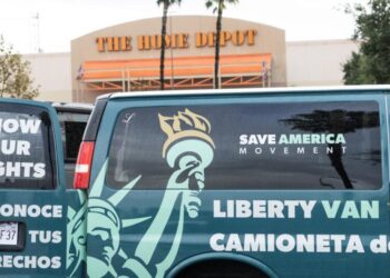 This connected coalition is watchdogging L.A. immigration raids, driving ‘Liberty Vans’