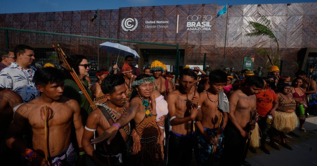 Indigenous groups demand attention at U.N. climate talks in Brazil