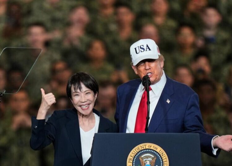 Japan’s leader says Trump called her as dispute with China doesn’t go away