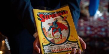 ‘Superman’ comic found in a California attic sells for record $9.12 million at auction