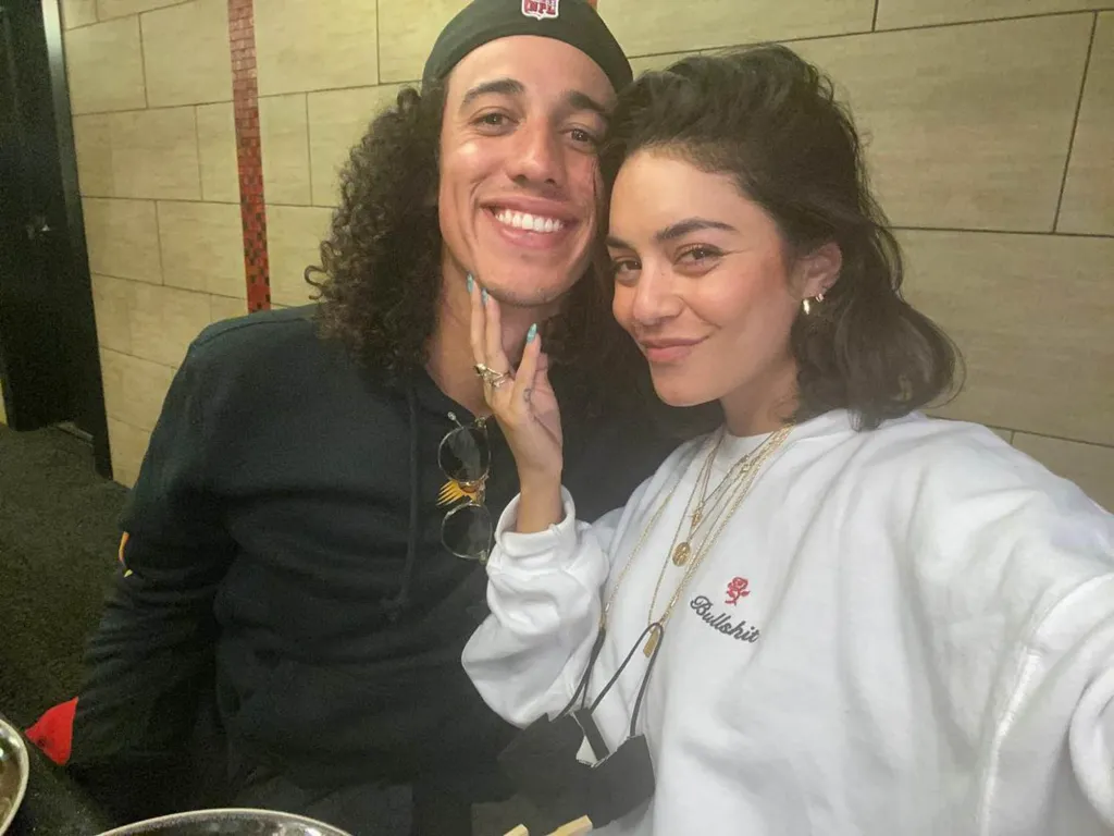 Vanessa Hudgens and Cole Tucker via Instagram
