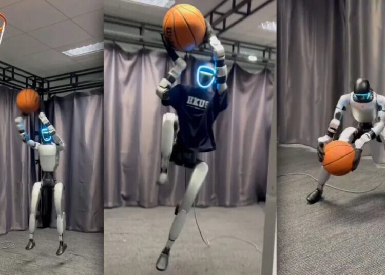 This Video of a Robot Playing Basketball Is EXTREMELY Impressive