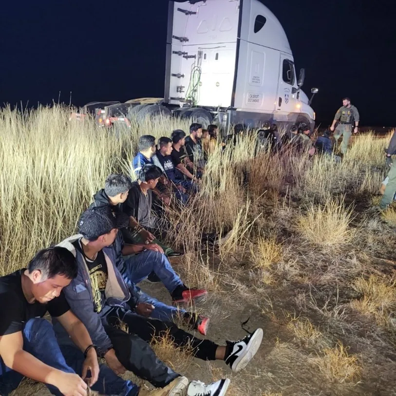 Twenty-three illegal immigrants were discovered hidden inside a truck during an Operation Lone Star in La Salle County on Nov. 28, 2025.