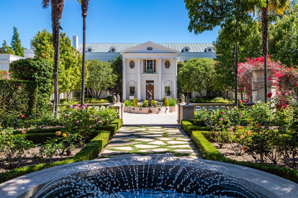 The 1930s Bel-Air estate at 10644 Bellagio Road.