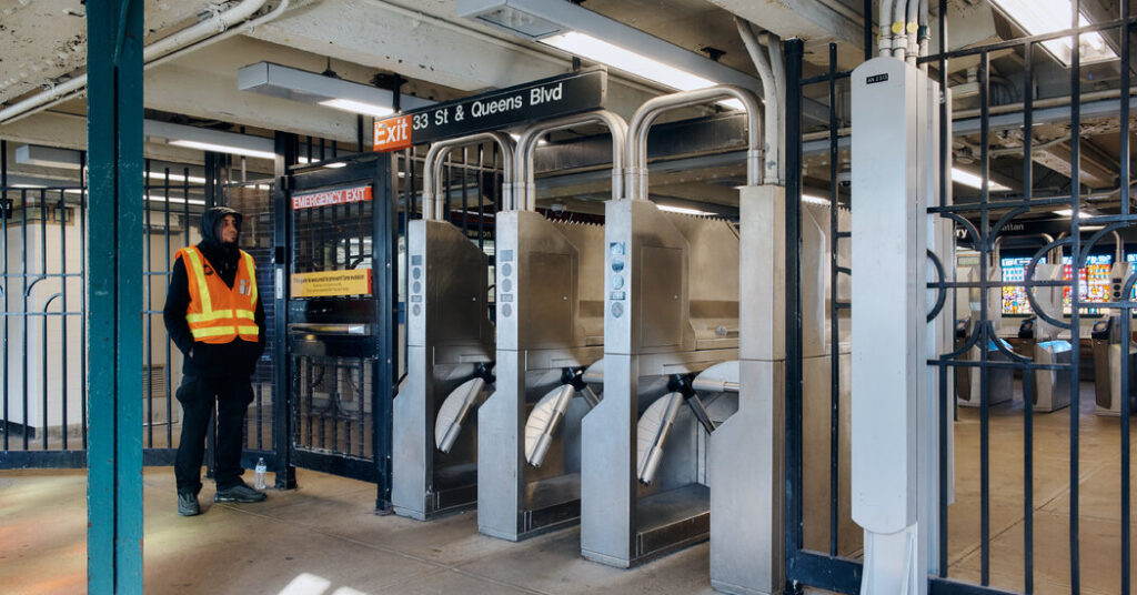 Spikes, Fins, Guards: How New York Is Trying to Stop Subway Fare Evasion