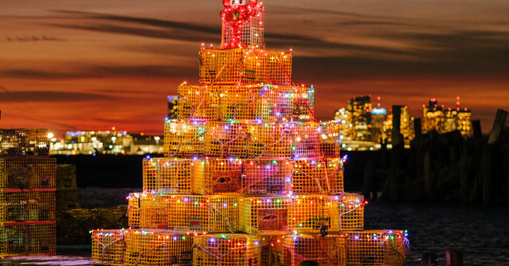 Christmas Trappings: New England Swoons Over Lobster Pot Trees