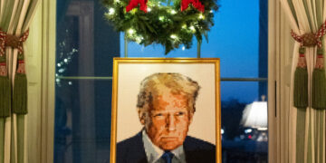 This Year, a Smaller Red-and-Green Christmas at the White House