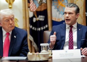 Hegseth Says He Did Not See Survivors of Boat Attack Clinging to Wreckage