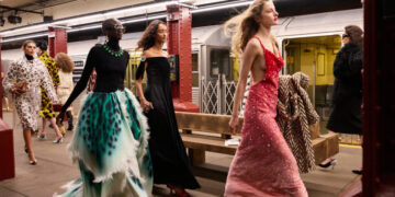Chanel Holds a Starry Fashion Show in the New York City Subway
