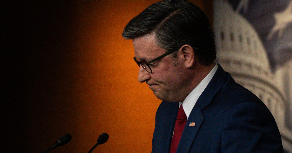 Republican Anger Erupts at Johnson as Party Frets About Future